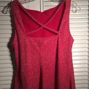 Dress 14 Sundress,Shift, Warren Dot Dress See Back